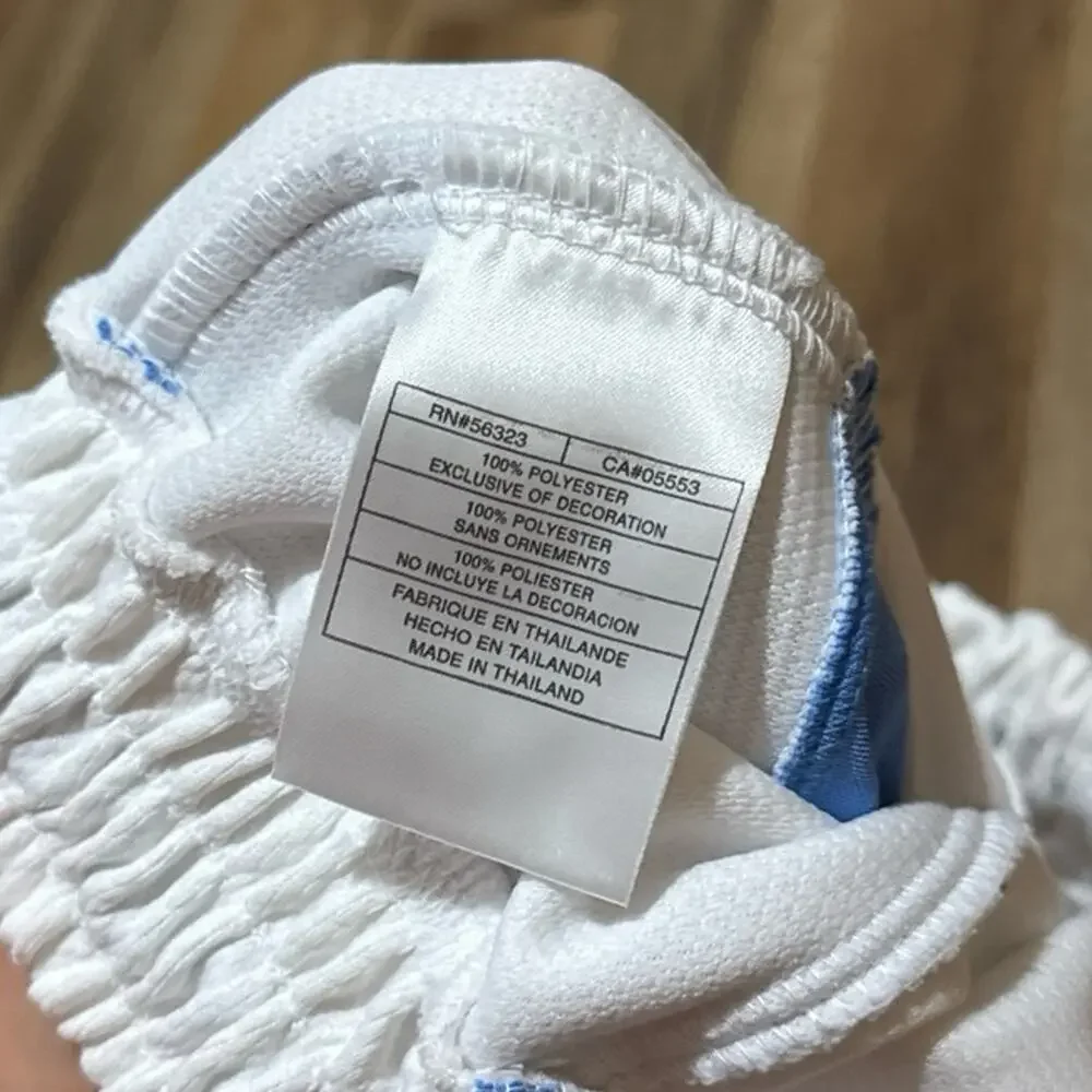 2004 Air Jordan 23 Cat Scratch White UNC Blue 117717-103 Shorts